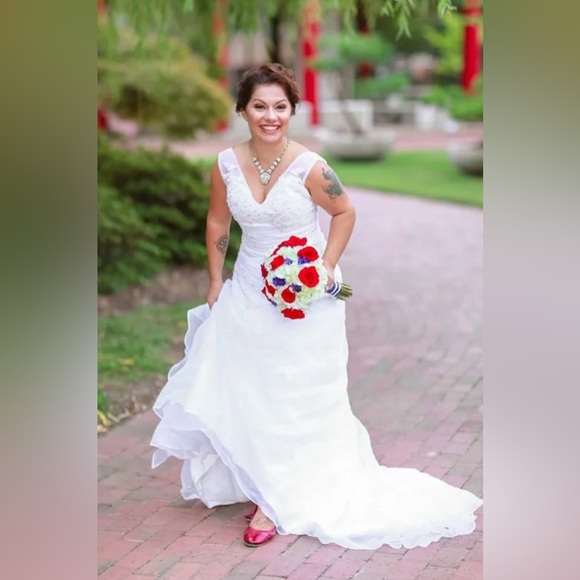 Tieks Ruby Red Patent Leather Ballet Flats - Picture 2 of 16
